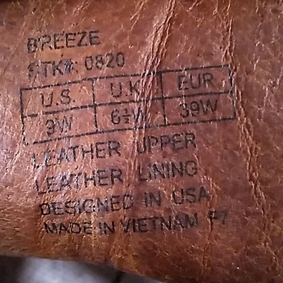 Dr. Comfort Brown Leather Casual Sandals. Size 9 Wide main image 6